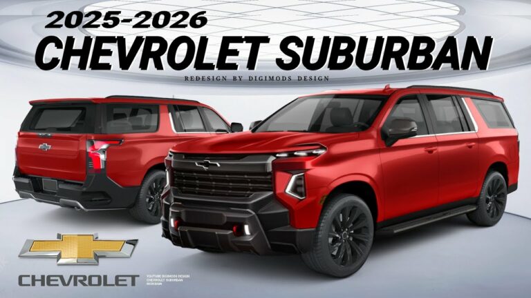 The All-New 2026 Chevrolet Suburban: A Premium Full-Size SUV Redefined